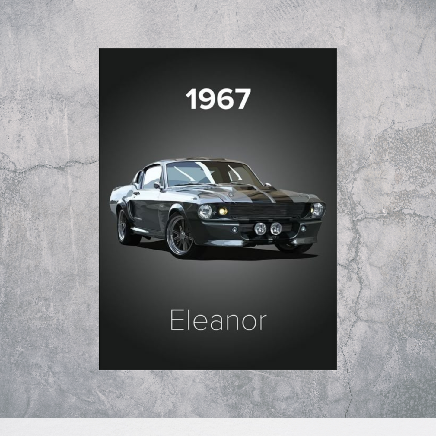 Ford Mustang 1967 – Premium Poster The Spectrum Stories