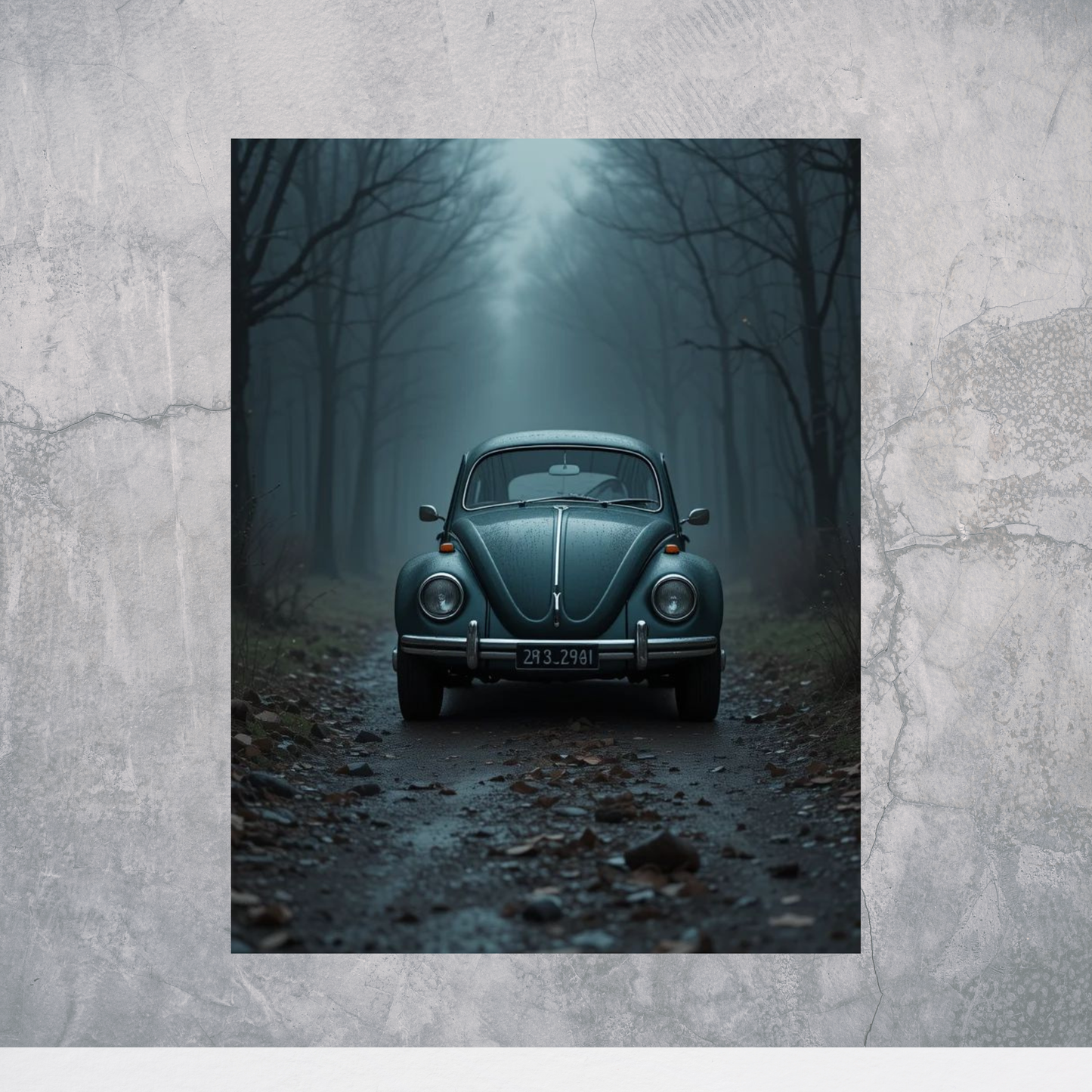 Volkswagen Beetle Classic – Premium Poster The Spectrum Stories