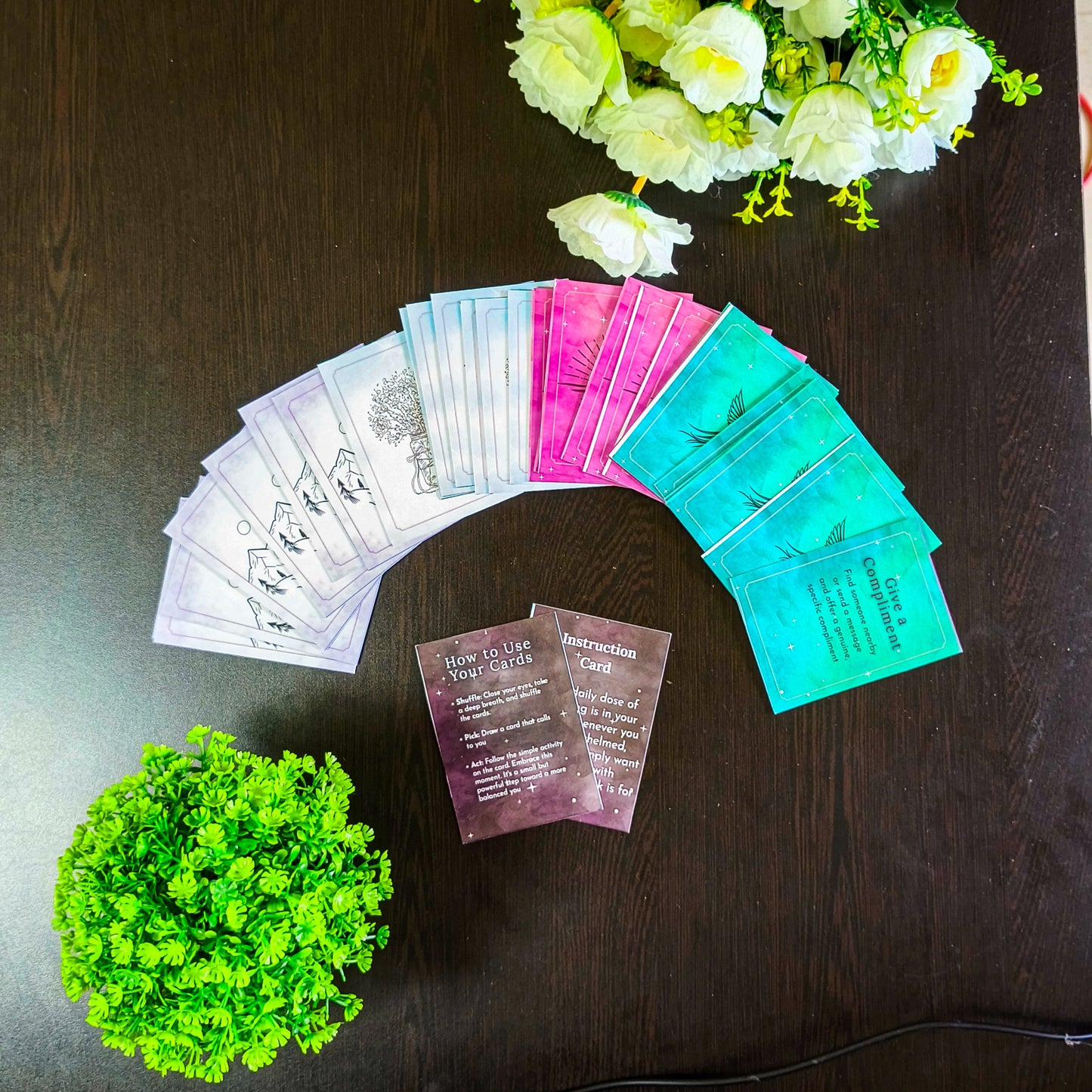 Inner Peace Cards: Daily Practices for Mindfulness & Positivity Blissful Balance