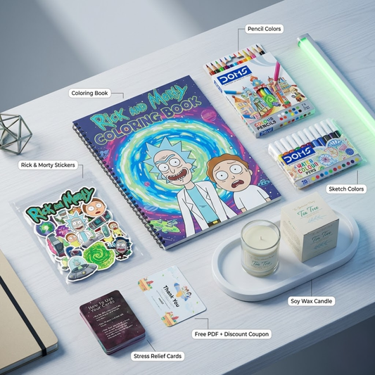 Sci-Fi Cartoon Chaos Colouring Book The Spectrum Stories