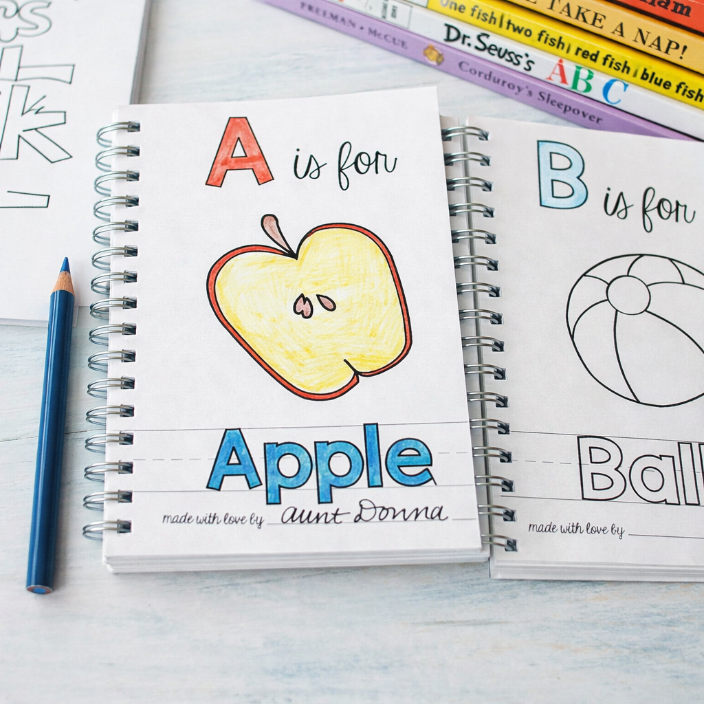 Personalized Alphabet Coloring Book