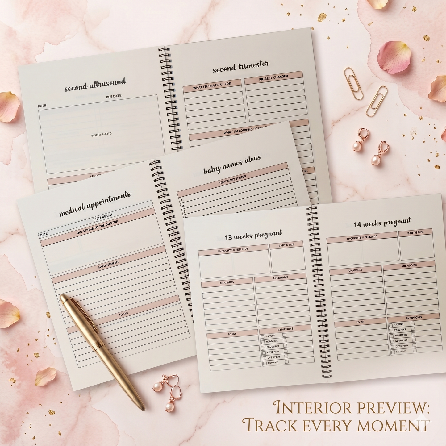 Pregnancy Moments Coloring Book – A Self-Care Journey for Soon-To-Be Mums