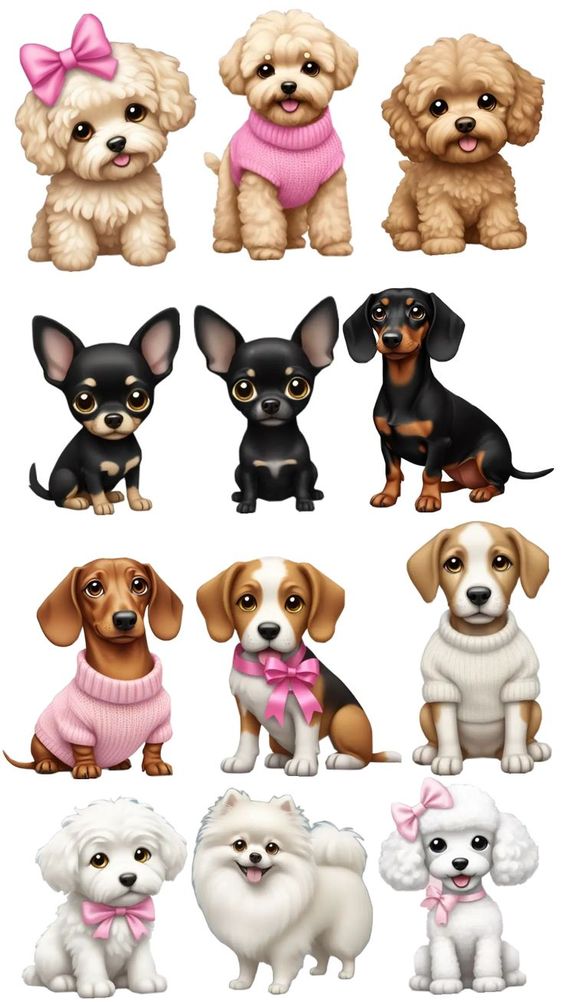 Animals & Pets – Funny Dogs – Sticker Pack (15 pcs) - The Spectrum Stories