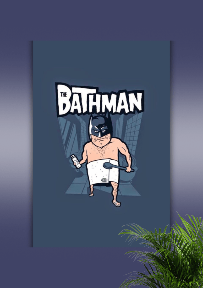 Bathman– Premium Meme Poster - The Spectrum Stories
