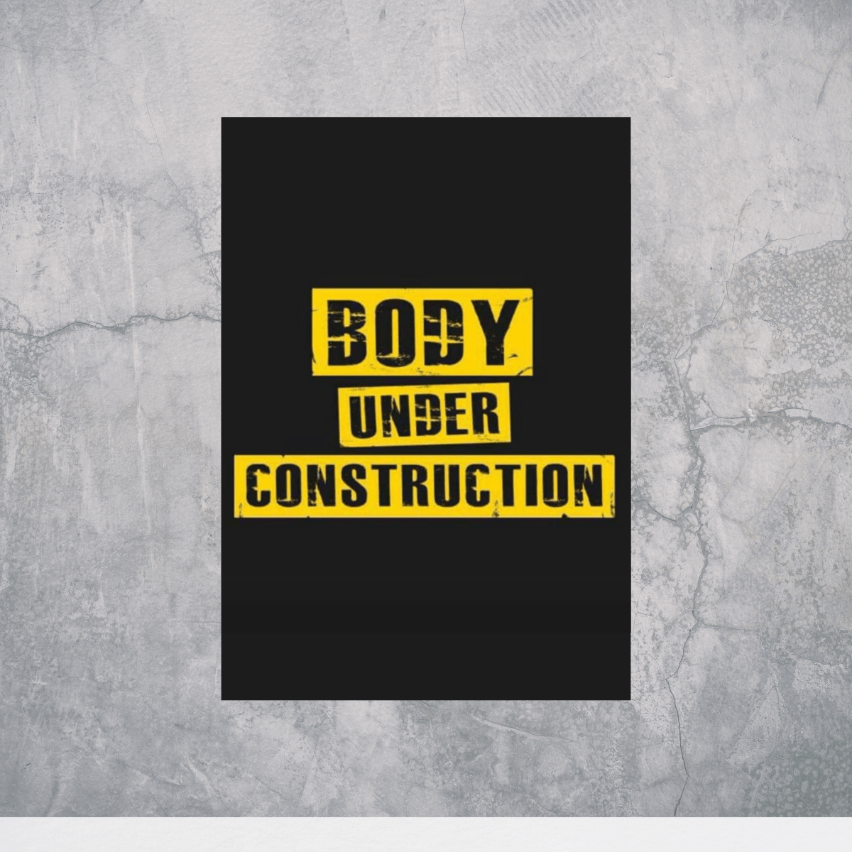 Body Under Construction – Muscle Anatomy Premium Gym Wall Art Poster - The Spectrum Stories