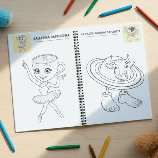 brainrot coloring book - Viral Internet Culture Art Book for Teens & Adults - The Spectrum Stories