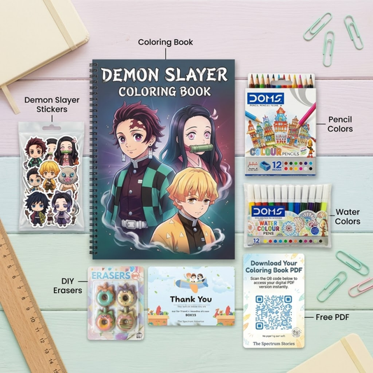 Demon Slayer Coloring Book - The Spectrum Stories