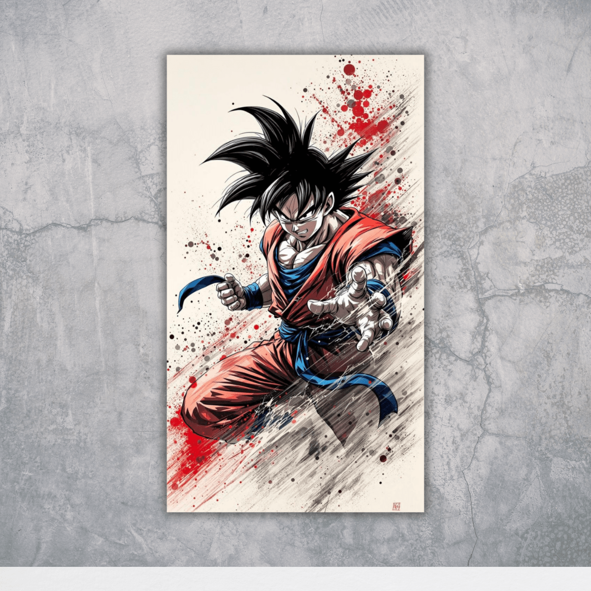 Goku – Premium Anime Poster - The Spectrum Stories