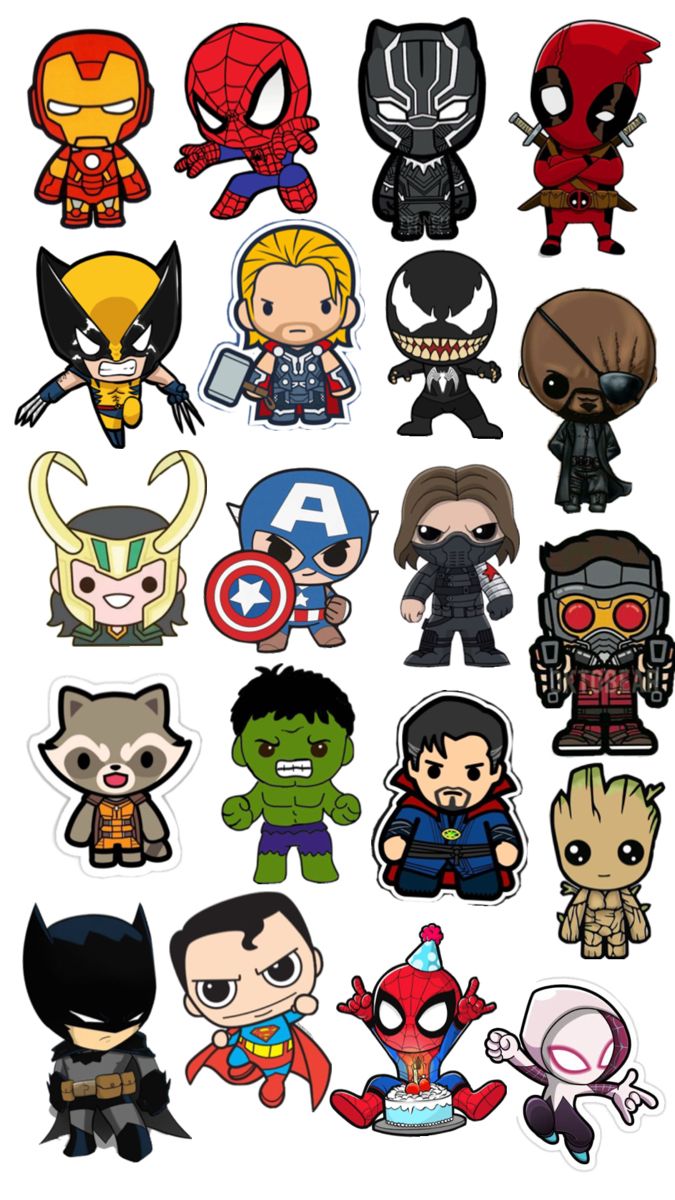 Marvel - Inspired – Shield Warrior Symbol – Sticker Pack (15 pcs) - The Spectrum Stories