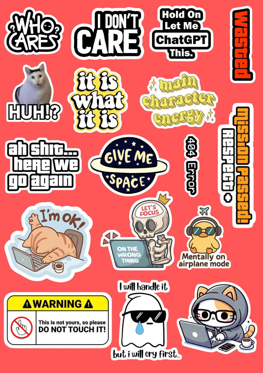 Meme – Relatable Meme Aesthetics – Sticker Pack (15 pcs) - The Spectrum Stories