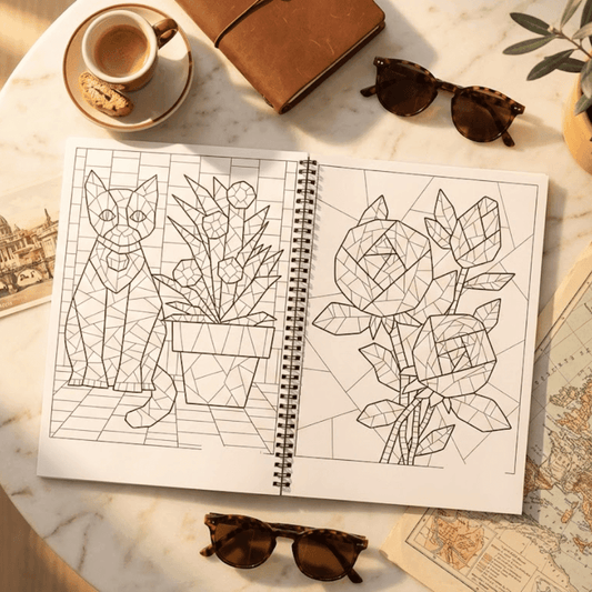 Mosaic Magic Coloring Book – Artistic Patterns for Calm & Creativity - The Spectrum Stories