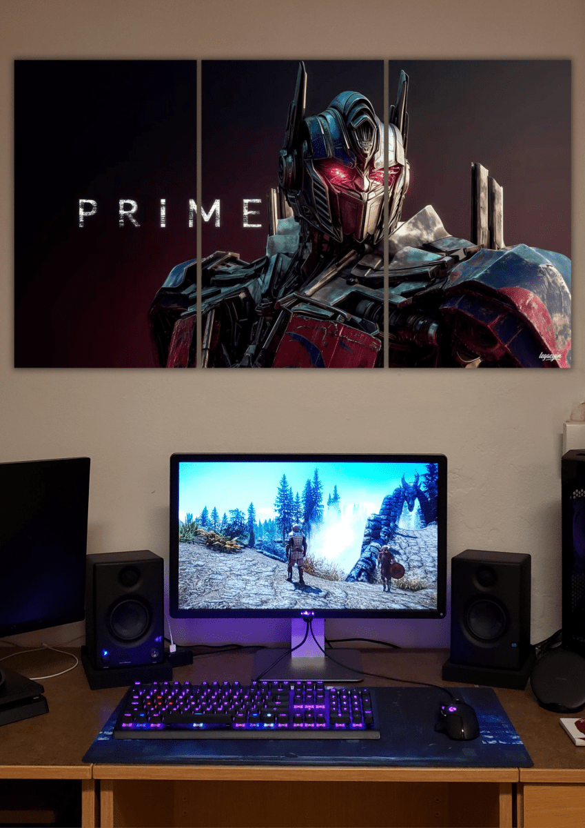 Optimus Prime | Transformers | Split Poster | 3 Piece Set - The Spectrum Stories