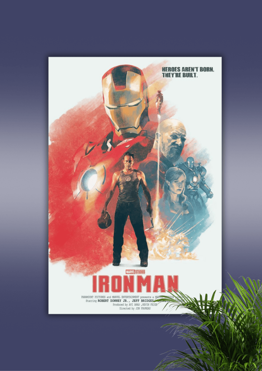 Robert Downey Junior Iron Man – Premium Poster - The Spectrum Stories