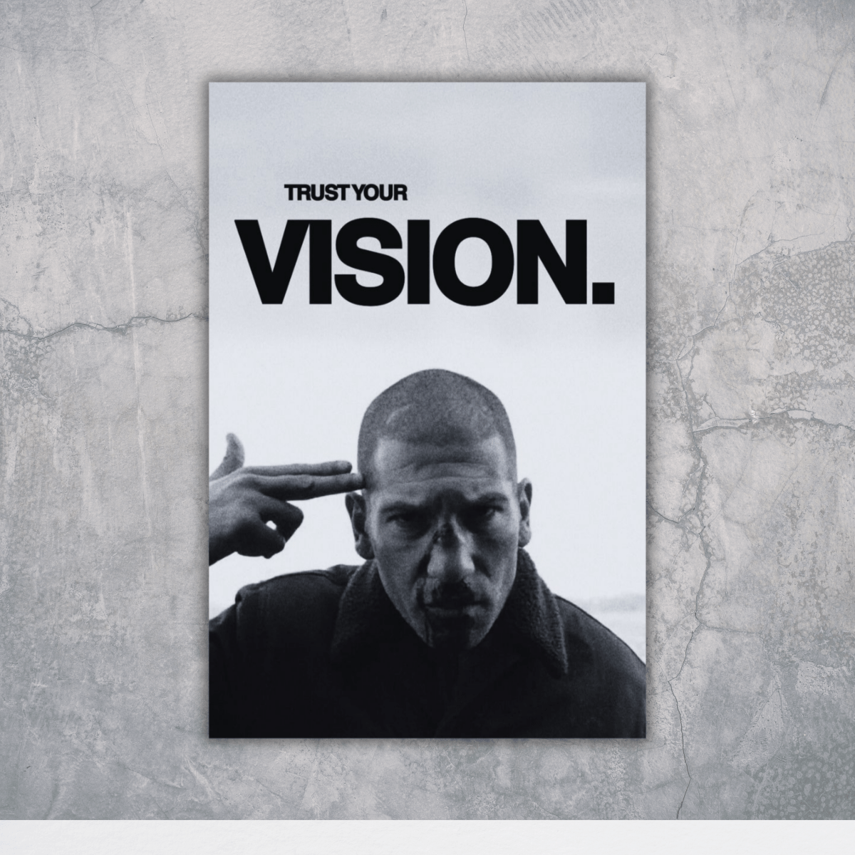 Trust Your Vision - Hustle Poster - The Spectrum Stories