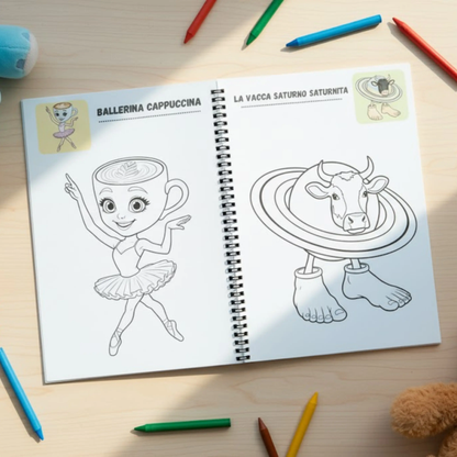 Brainrot Coloring Book - The Spectrum Stories