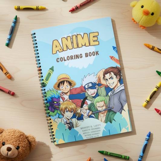 Anime Coloring Book - 30 Premium Character Designs The Spectrum Stories
