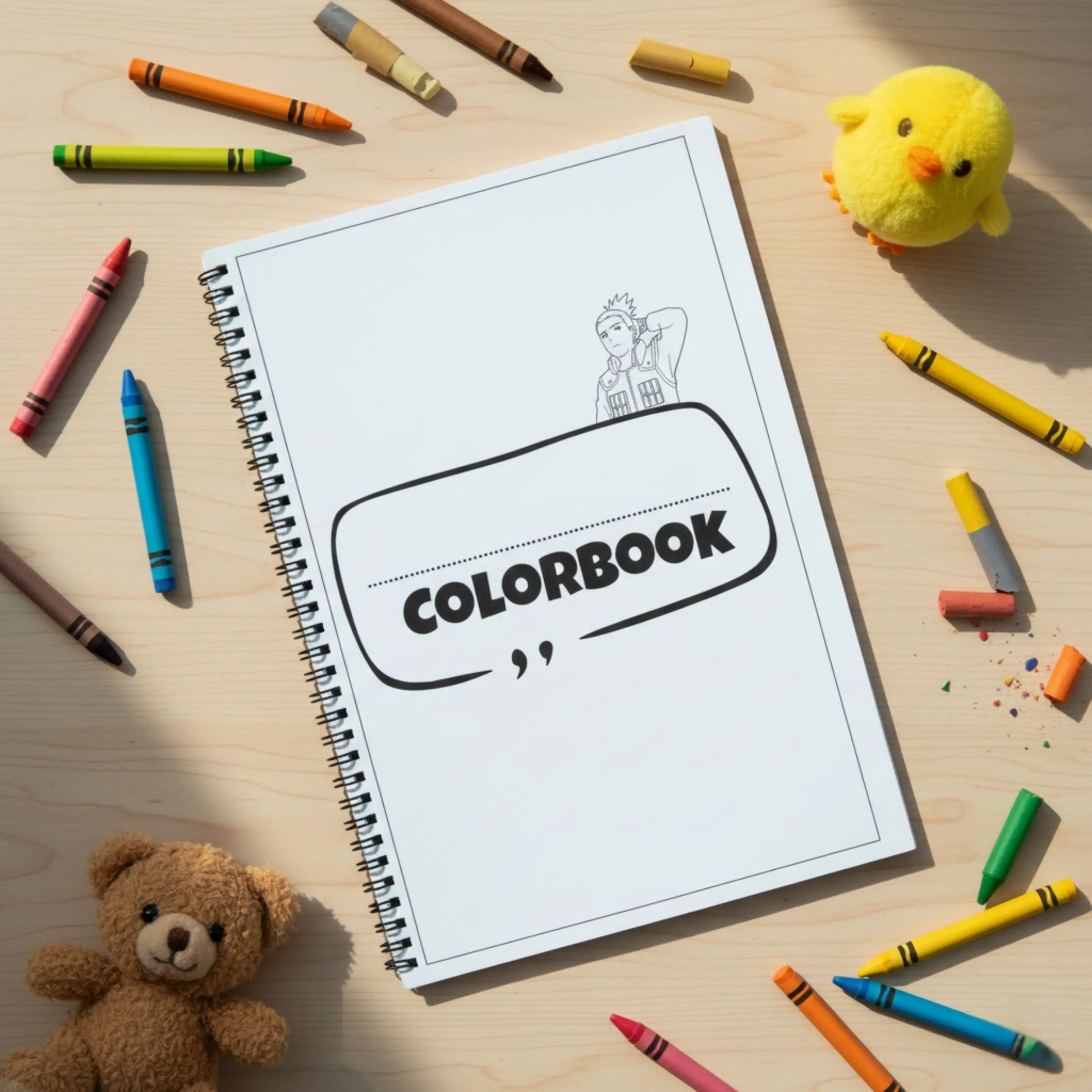 Anime Coloring Book - 30 Premium Character Designs The Spectrum Stories