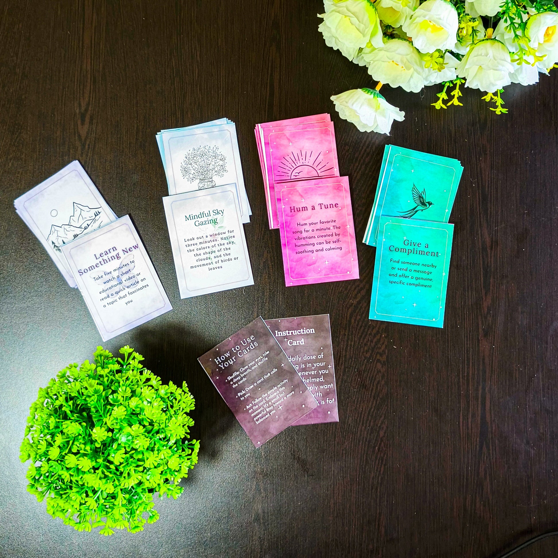 Inner Peace Cards: Daily Practices for Mindfulness & Positivity Blissful Balance