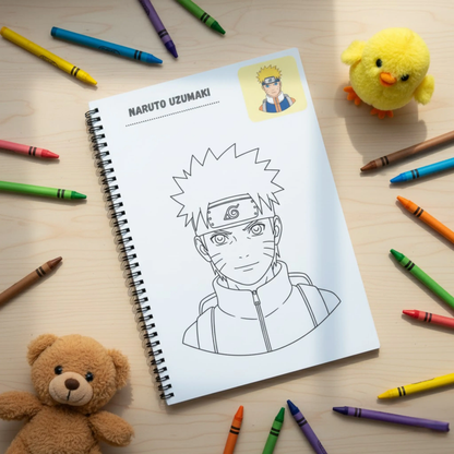 Anime Coloring Book - 30 Premium Character Designs The Spectrum Stories