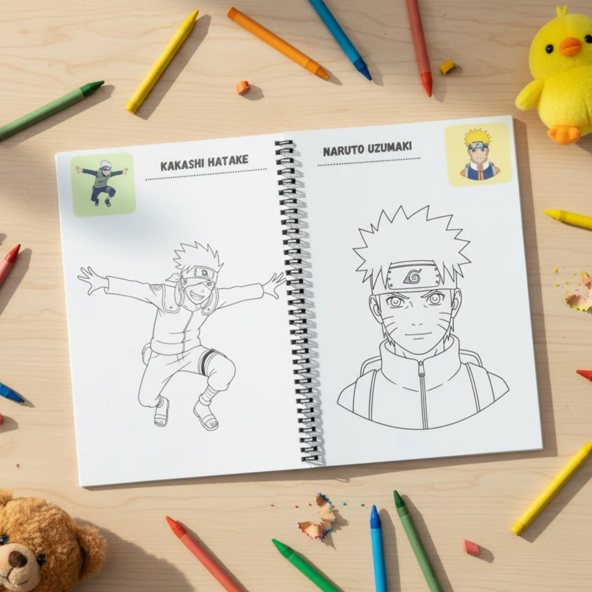 Anime Coloring Book - 30 Premium Character Designs The Spectrum Stories