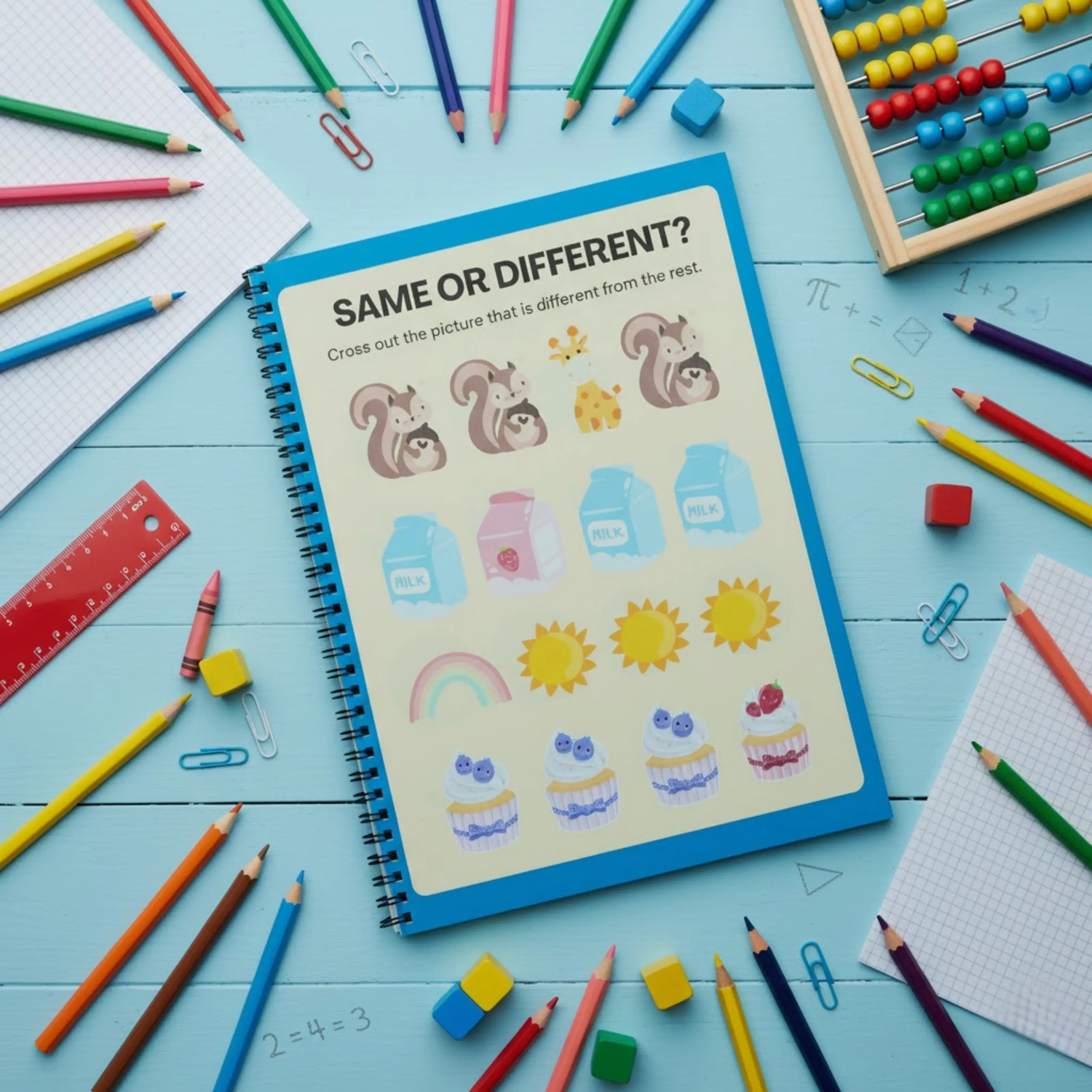 Math Readiness Book For Kids The Spectrum Stories