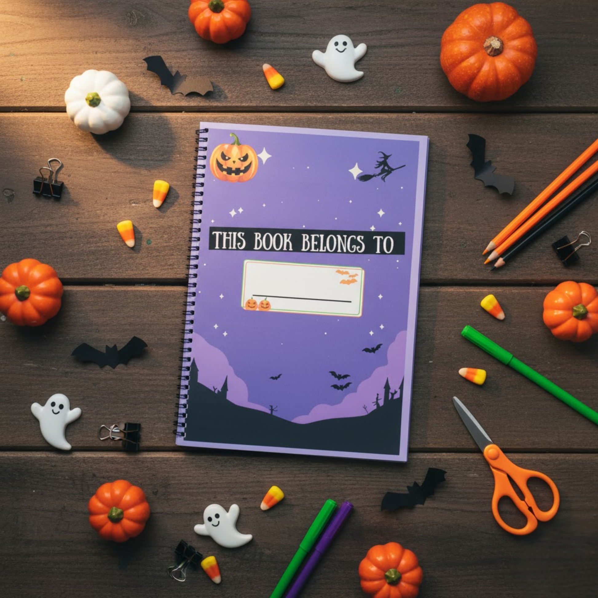 Halloween Activity Books for Kids. The Spectrum Stories