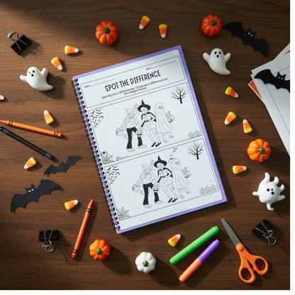 Halloween Activity Books for Kids. The Spectrum Stories