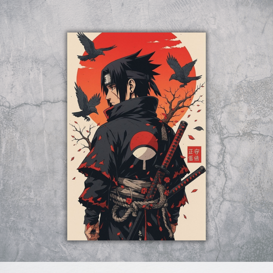 Sasuke Uchiha – Premium Anime Poster The Spectrum Stories