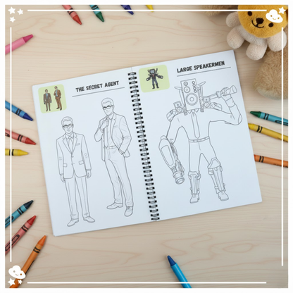 Skibidi, Anime & Brainrot Coloring Book Set (3 Books) The Spectrum Stories