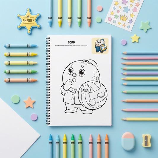 Sheriff Labrador Coloring Book The Spectrum Stories