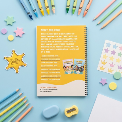 Sheriff Labrador Coloring Book The Spectrum Stories