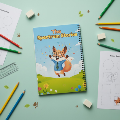 Momo’s Pencil Control Adventure: Learn Lines & Shapes The Spectrum Stories