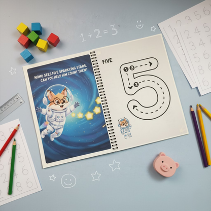 Fun with Writing Numbers 1-10: Pencil Control. The Spectrum Stories