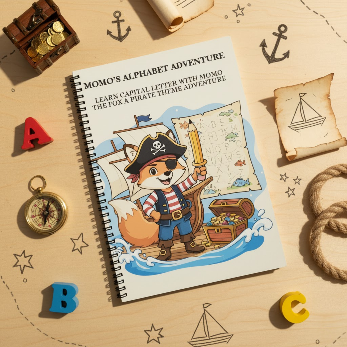 Pirate Alphabet Adventure: Learn Capital Letters. The Spectrum Stories