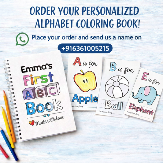 Personalized Alphabet Coloring Book