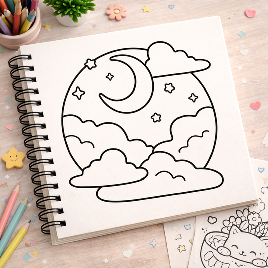 Sweet Vibes| Bold & Easy Coloring Book