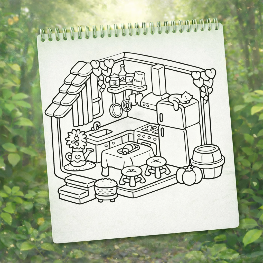 Little Corner Coloring Book The Spectrum Stories