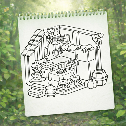 Little Corner Coloring Book The Spectrum Stories