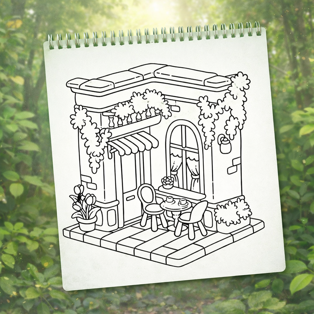 Little Corner Coloring Book The Spectrum Stories