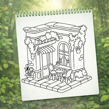 Little Corner Coloring Book The Spectrum Stories