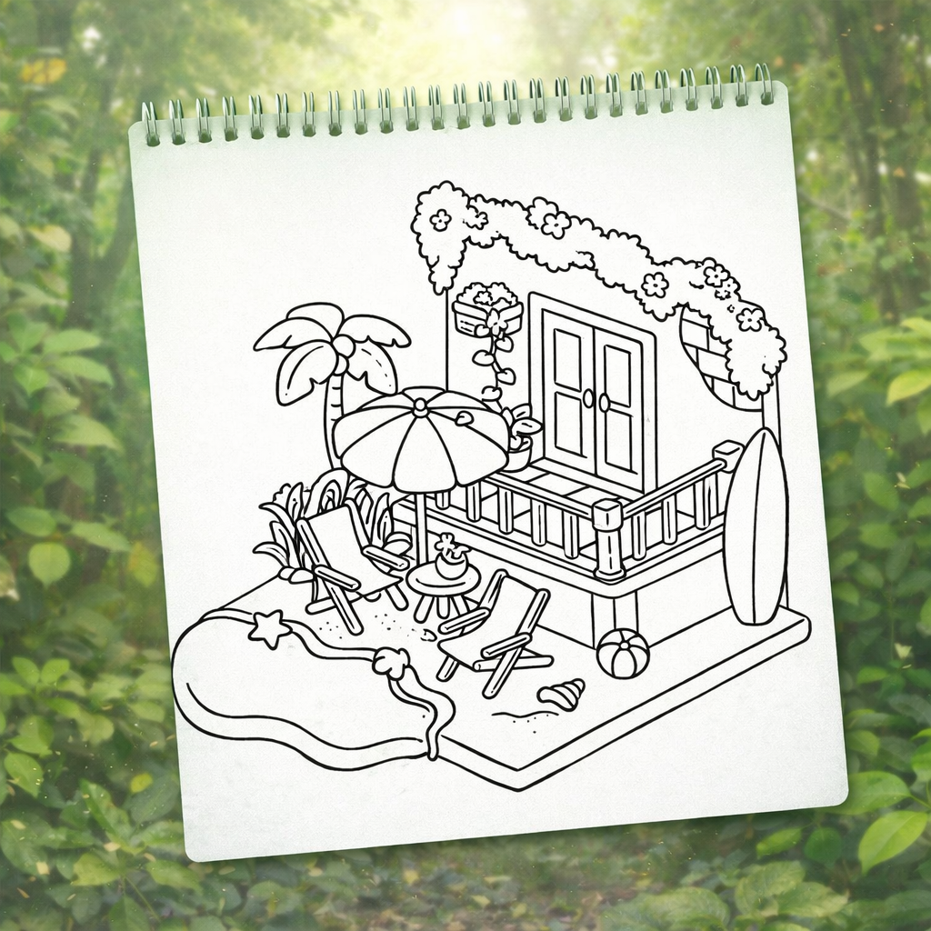 Little Corner Coloring Book The Spectrum Stories