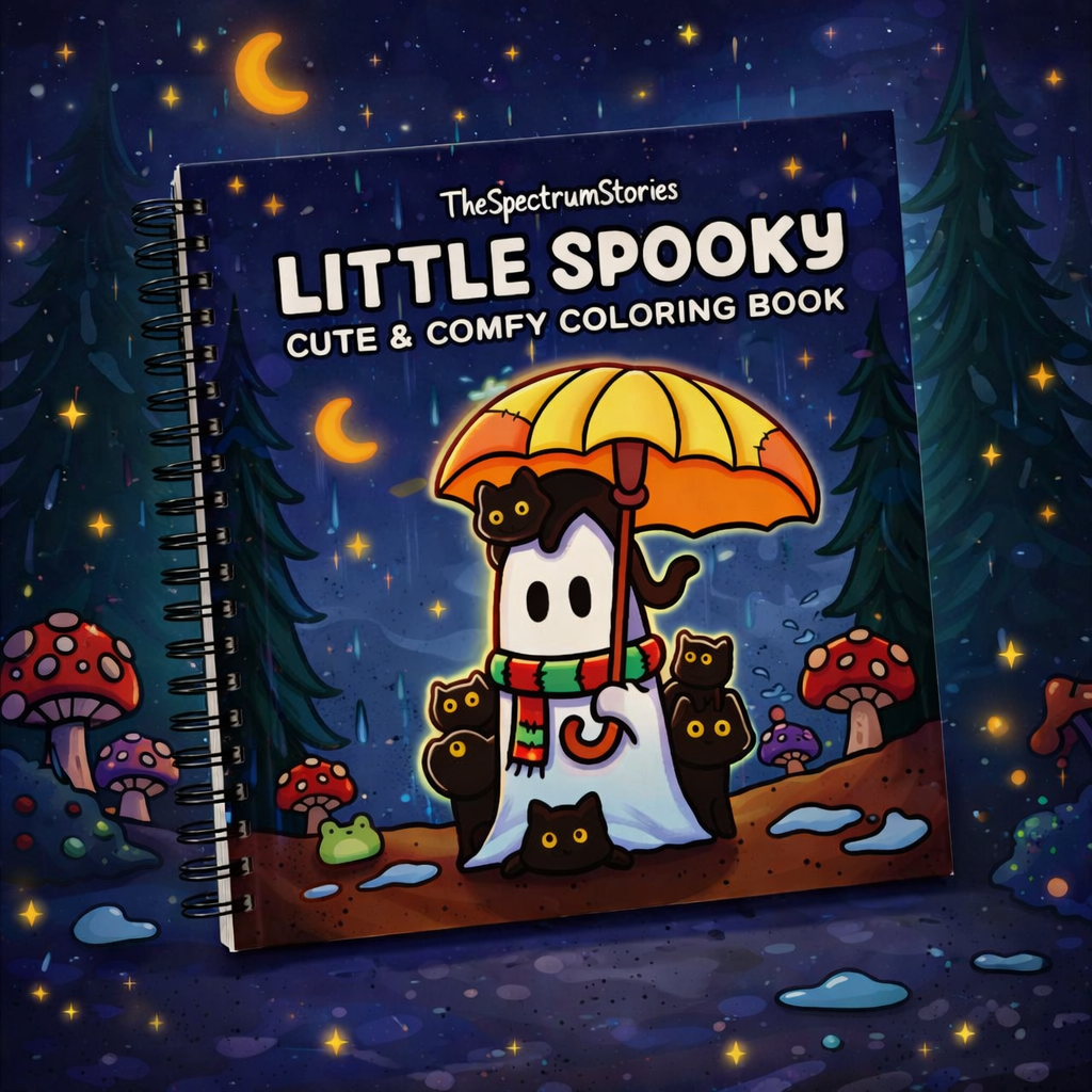 Cozy Little Spooky Coloring Book The Spectrum Stories