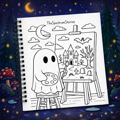 Cozy Little Spooky Coloring Book The Spectrum Stories