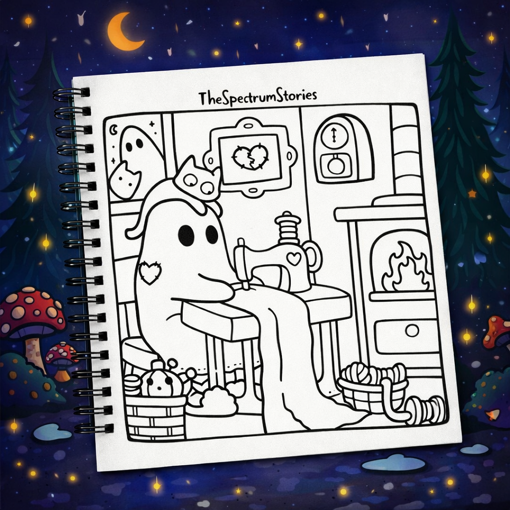 Cozy Little Spooky Coloring Book The Spectrum Stories