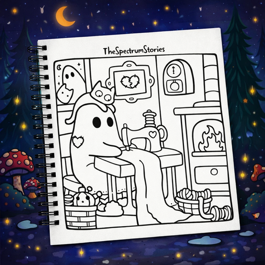 Cozy Little Spooky Coloring Book The Spectrum Stories