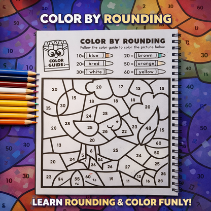 Color By Number Mysteries for Kids | 30+ Fun Illustrations | Color By Letter & Number | A4 Wiro Bound | Screen-Free Learning Activity Book The Spectrum Stories