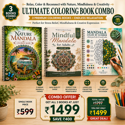 Mega Savings Mandala Combo | 3 Books for ₹1499