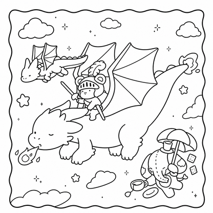 Fantasy Land Adult Coloring Book – A Magical Escape