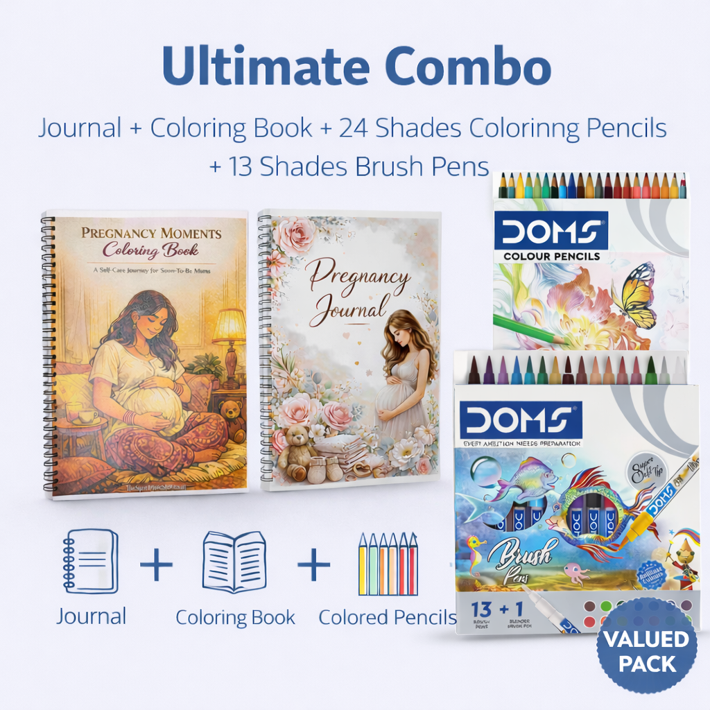 Pregnancy Moments Coloring Book – A Self-Care Journey for Soon-To-Be Mums