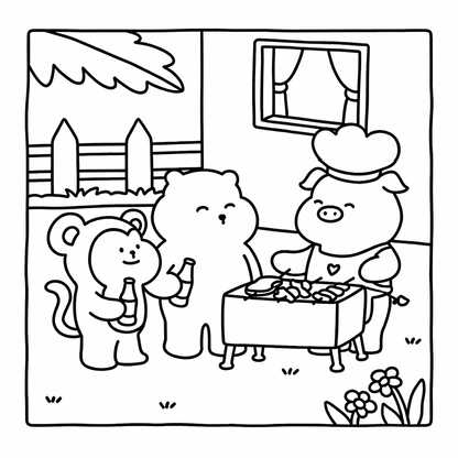 Hygge Vibes: Cute & Cozy Coloring Book for Adults & Teens – Adorable Animals, Self-Care Scenes & Calm Daily Moments The Spectrum Stories